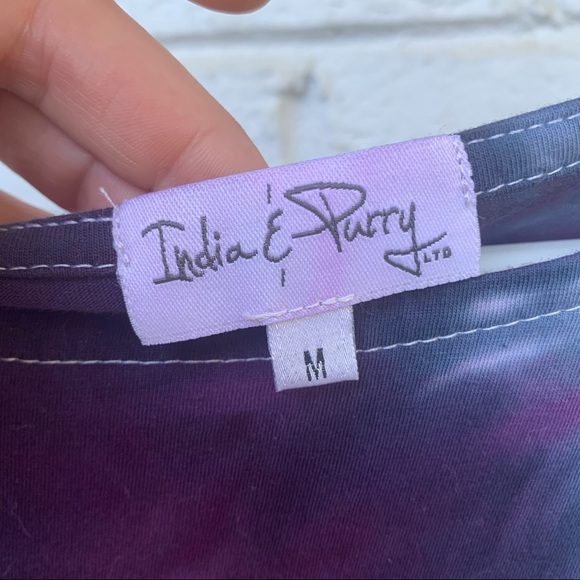 pima cotton tie dye t shirt dress - Picture 6 of 6